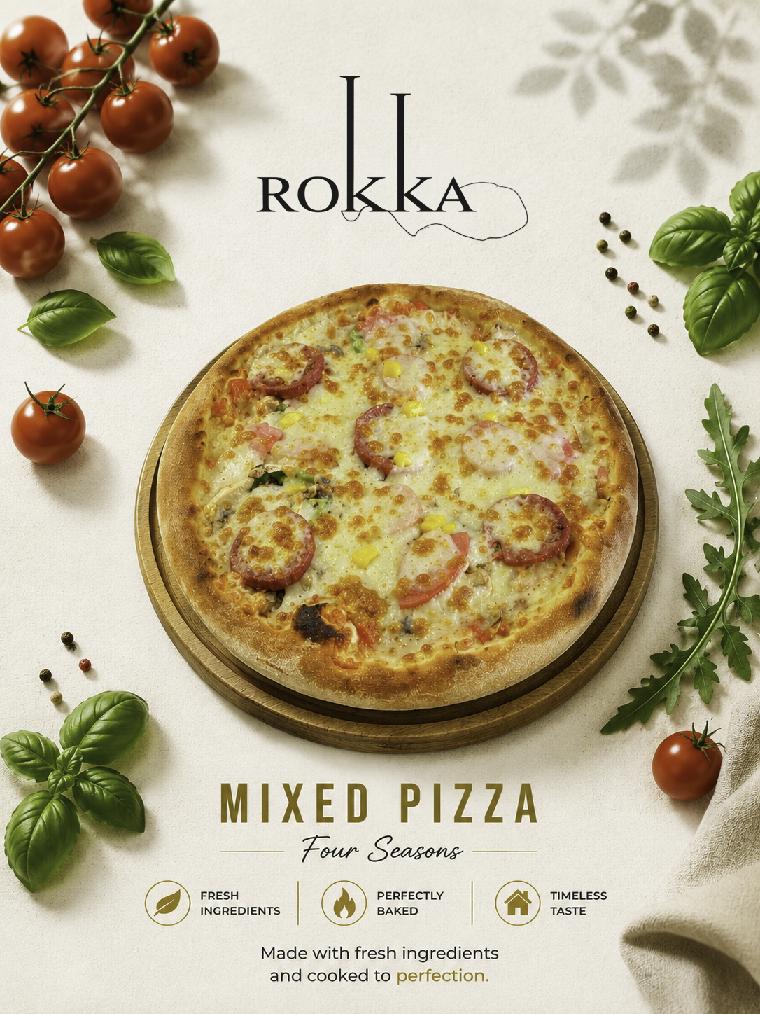 Mixed Pizza Dört Sezon